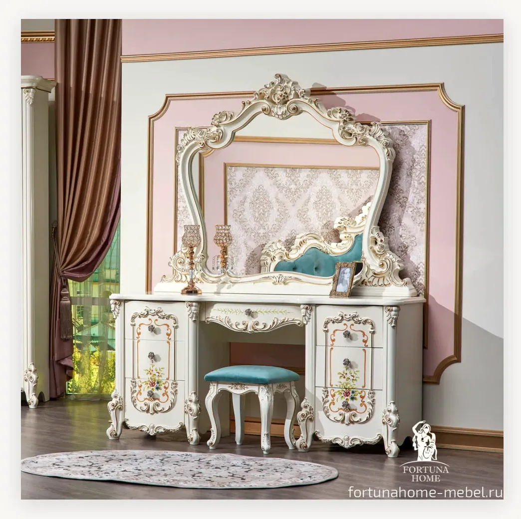 Спальный гарнитур Эмили premium, крем 3