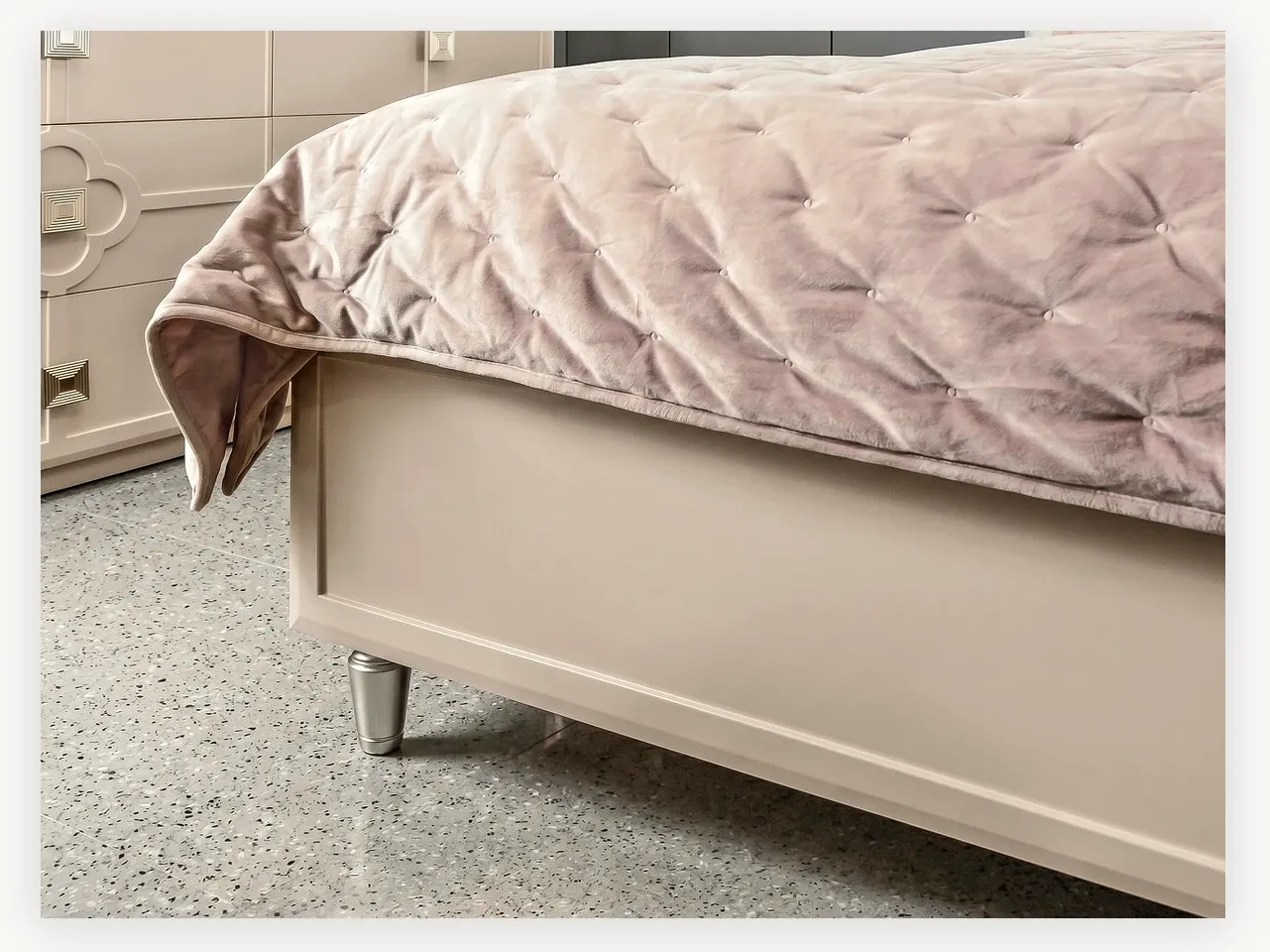 Кровать Фелисия 180х200 бежевый 6