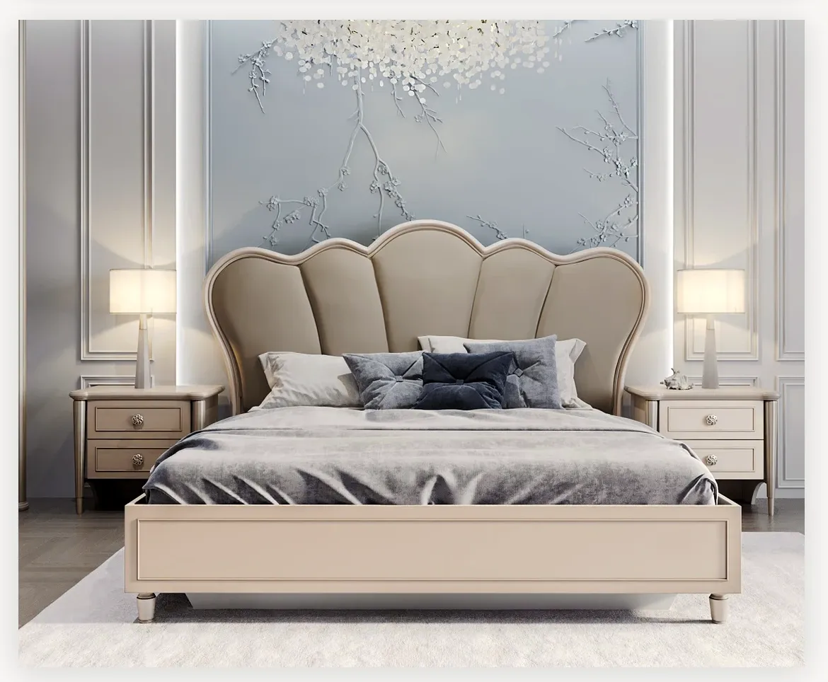 Кровать Диана 180х200 бежевый 3