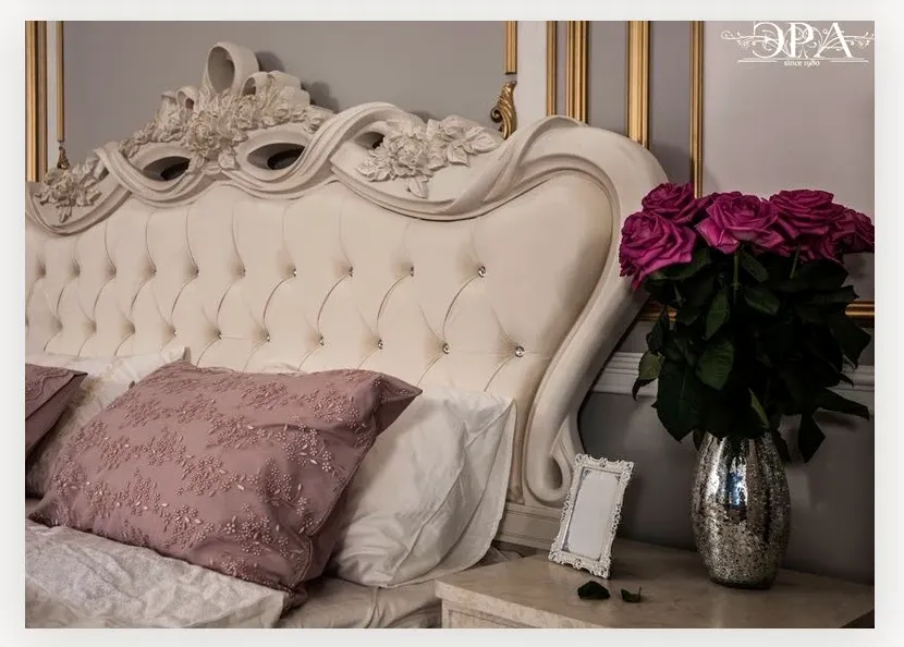 Кровать Афина 180х200 см крем корень 4